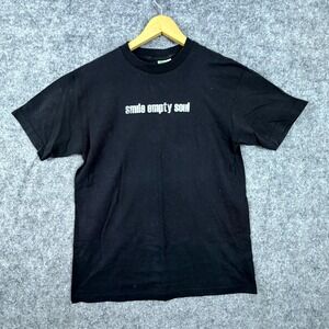 Cinder Block Smile Empty Soul T-Shirt Mens Medium Black Band Tee Graphic Cotton